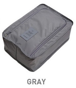 Travel shoes bag shoes storage bag portable track and field package dust debris bag socks finishing bag waterproof shoe box: Lavender