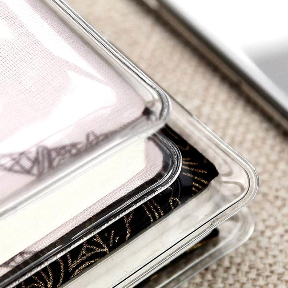 DIY Transparent PVC Cover Book A5 A6 School Office Supplies Sheet 1 A1G2