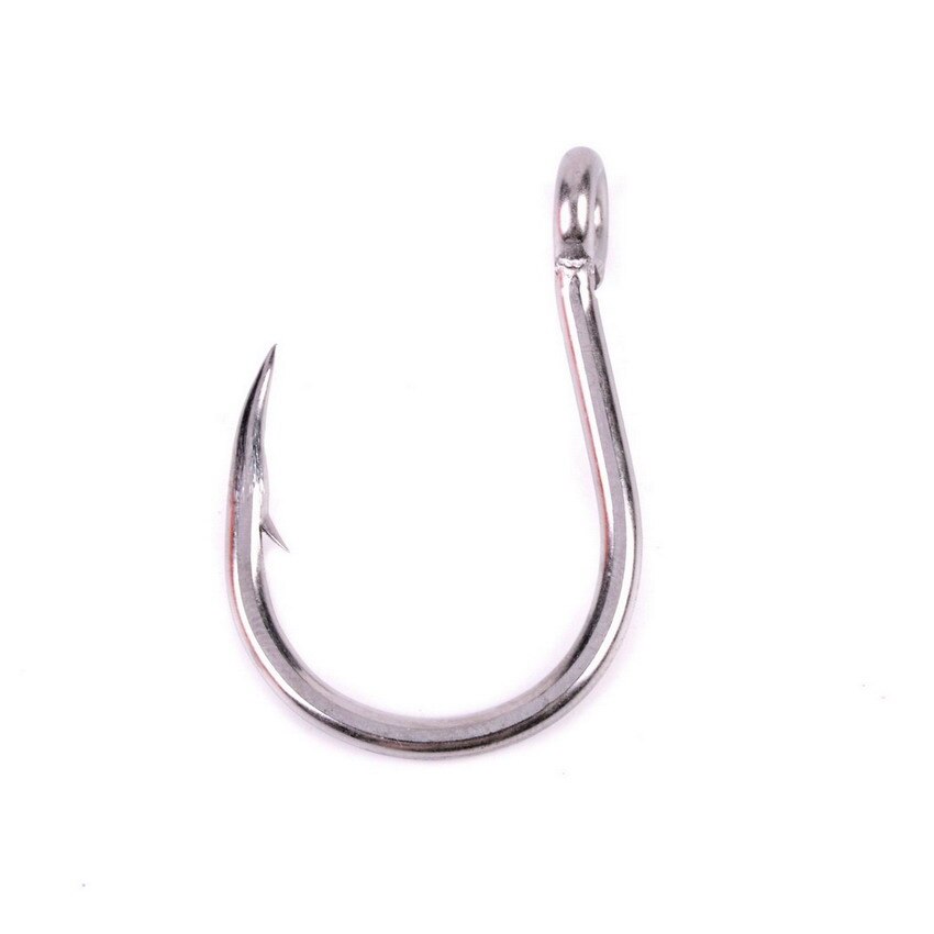100pcs Saltwater Fishing Hook JIGGING HOOK 1/0#-13/0# Model Stainless Steel Fishhook Made In Taiwan Jig Fishing Hooks Carp Hooks