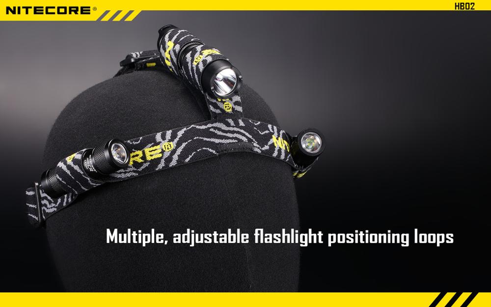Nitecore HB02 Flashlight Headlight Headband Strap 2nd Generation For D11/EX1