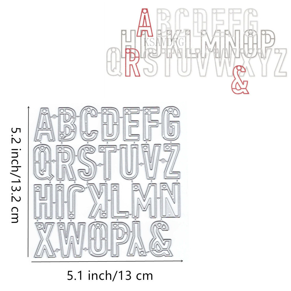 Engelske digitale metalskæremaljer til kortfremstilling, papirprægning, udskæringssæt, scrapbogsstencils ( (29 stilarter)