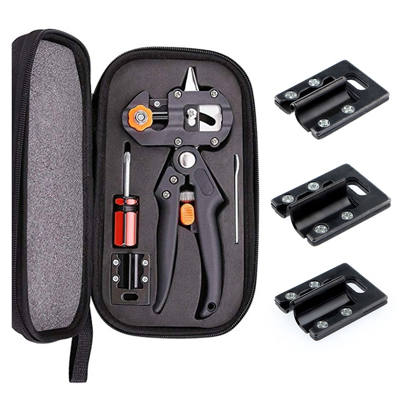 Attrezzi per innesto kit potatore giardino albero da frutto cesoie per innesto giardinaggio pianta ramo stelo vite albero da frutto innesto utensili da taglio: Default Title