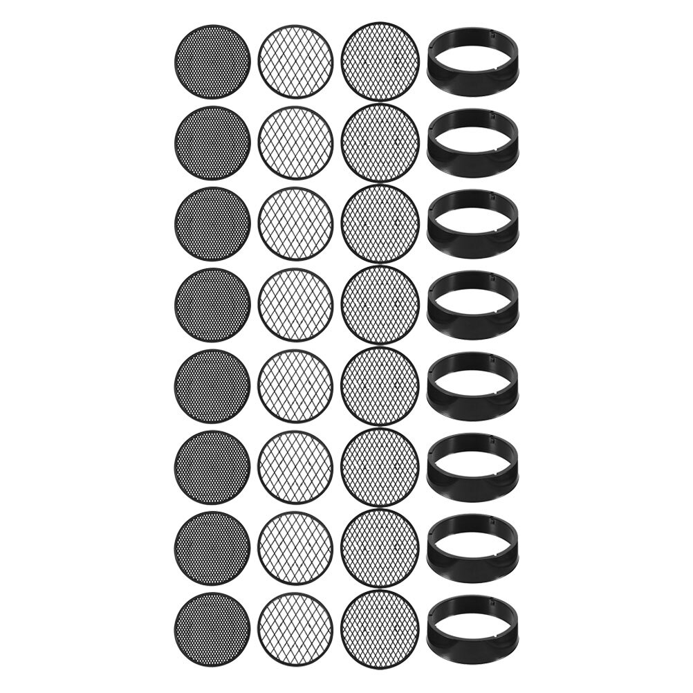 8 sets of Mini Handheld Sieves Garden Sieves Soil Sieves Gardening Tool Kits