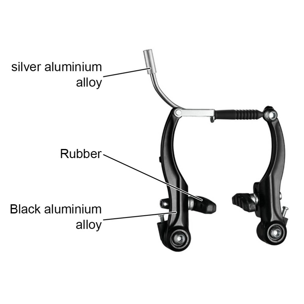 Bike V Brakes for Bike Linear Bicycle Brake Set Mountain Bike Front and Rear V Brakes Set Replacement Parts Fit