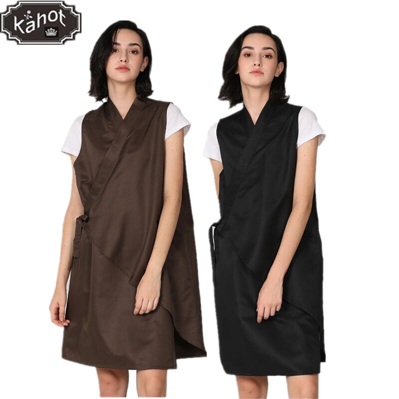 Salon Profession Hairdresser Waterproof Non-Stick Hair Work Apron Barber Assistant Coffee Nail Shop Work Clothes Apron