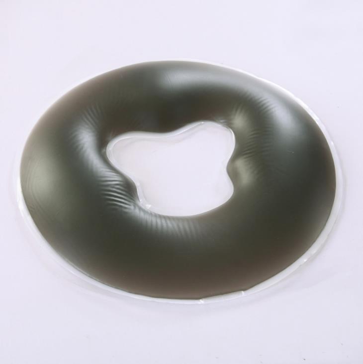 Oreiller en Silicone en forme de U pour Spa, coussin de Gel, repose-visage, pour Massage du corps, traversin doux pour Salon de beauté, DFA: coffee