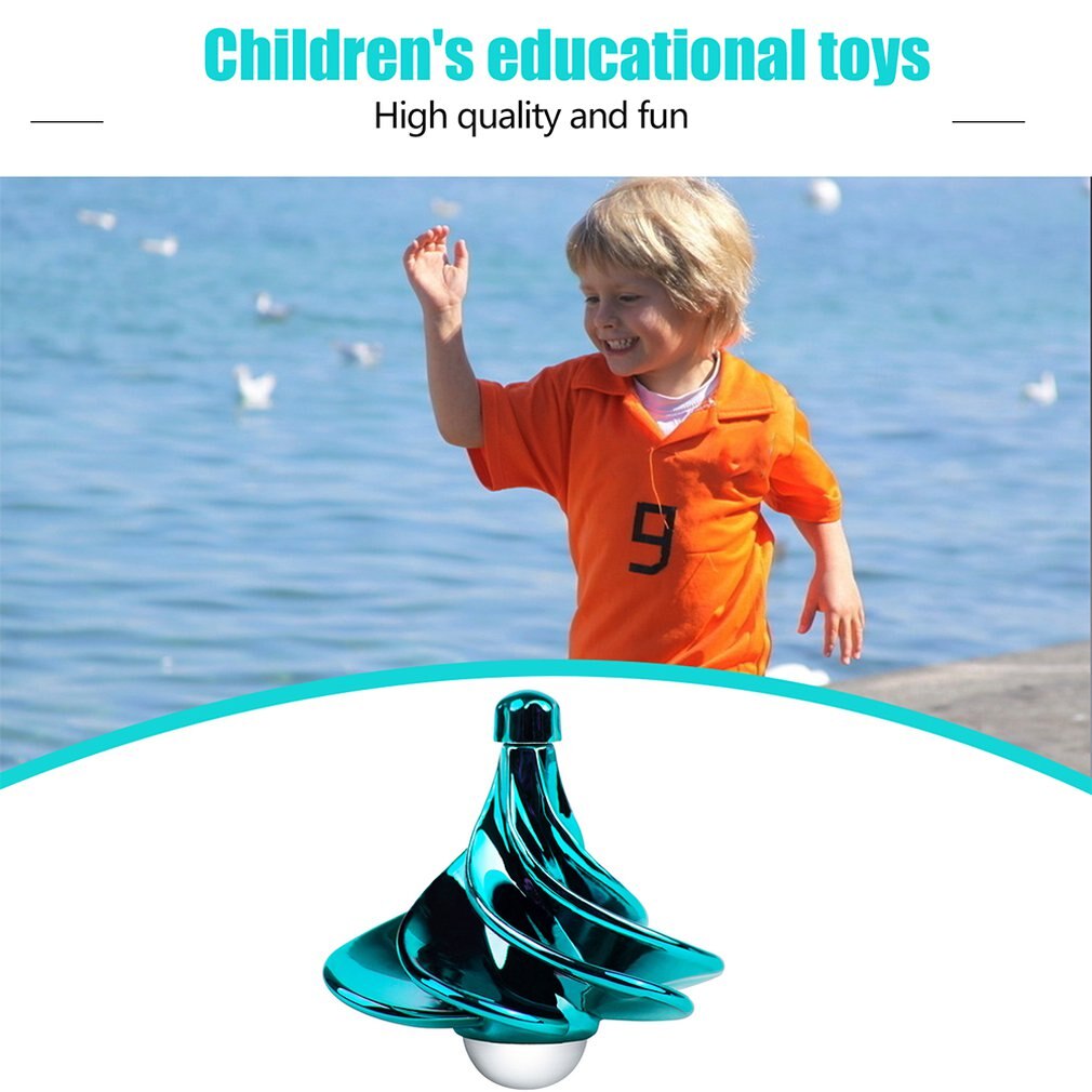 Snurretop og fingerspids rullelegetøj til børn vindblæse tur fidget-spinner pædagogisk for børn