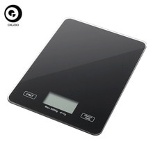 DIGOO DG-TGK1 Digitale Gehard Glas Schaal 1g/5kg Voedsel Schaal Ultra Slim Gehard Glas LCD Display Keuken mesuring Tool