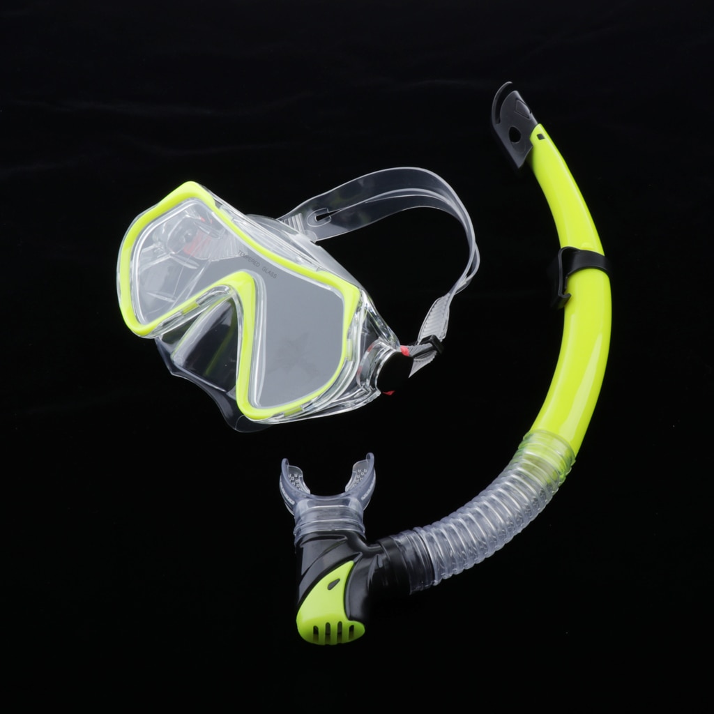 Scuba Diving Mask Goggles Snorkel Set Women Men Dive Gear Mouthpiece Tube