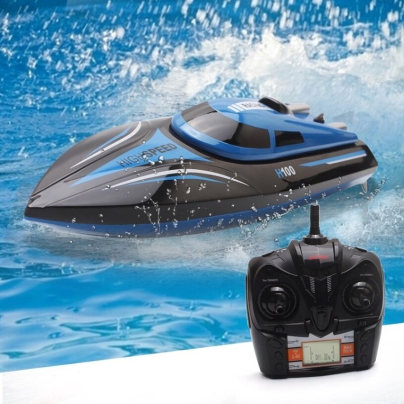 Original Skytech H100 2.4G RC bateau 20 km/h haute vitesse contrôlé 180 retournement électrique RC bateau enfants jouets