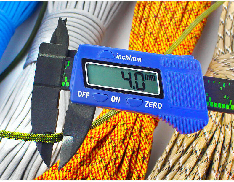 650lb Paracord/Parachute Cord 9 Strand Paracord Rope 30/50/100m Spools of Parachute Cord Type III Paracord for Camping Survival