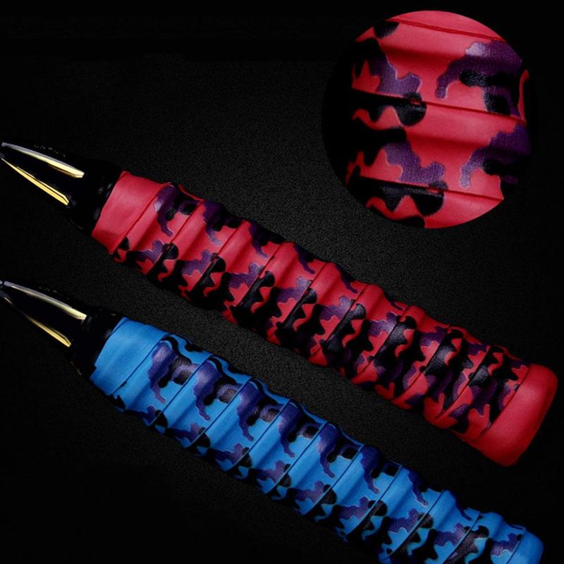 Anti-slip Badminton Grip Camouflage Print Tennis Overgrip Grip Racket Sweat For Badminton Band Over Padel L4O5