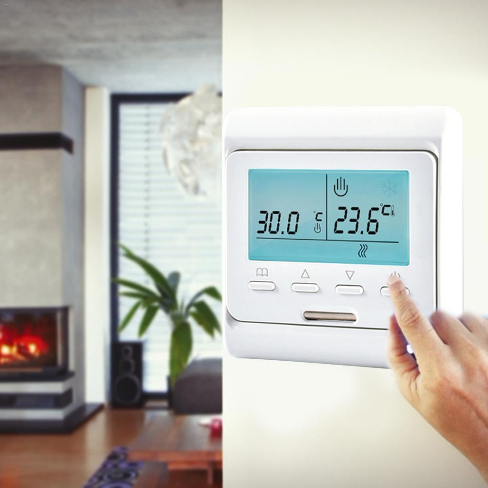 Smart termostat programmerbar elektrisk digital gulvvarme temperaturregulator