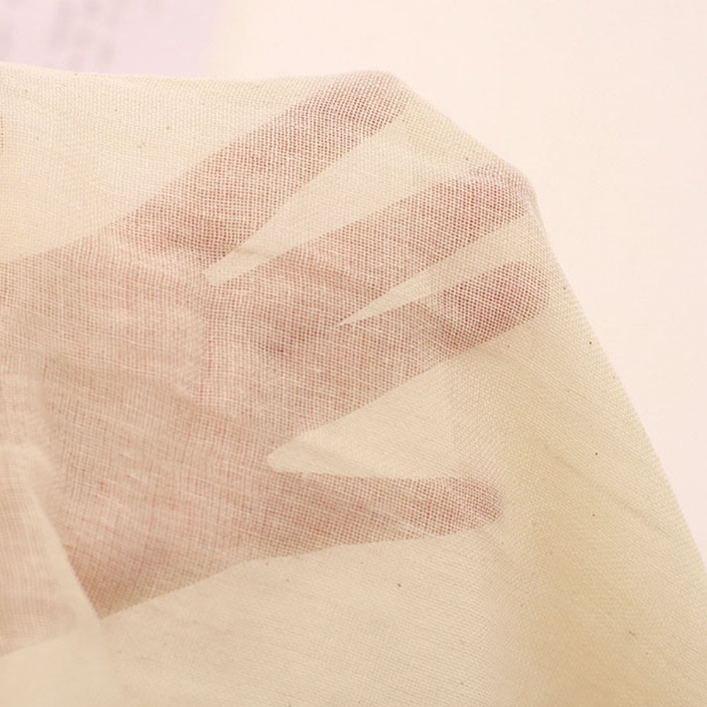 1.5m Filter Unbleached Breathable Fabric Natural Cheesecloth Cotton Cooking Twine Gauze Eco-friendly Reusable