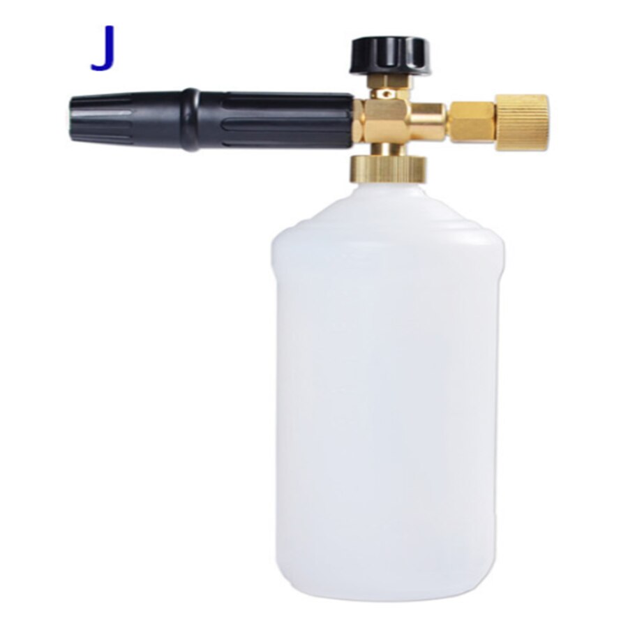 Foam Nozzle Hoge Druk Zeep Foamer Schuim Kanon Sneeuw Foam Lance Auto Schuim Wassen Voor Tornado Karcher K Hogedrukreiniger auto Washer: Black