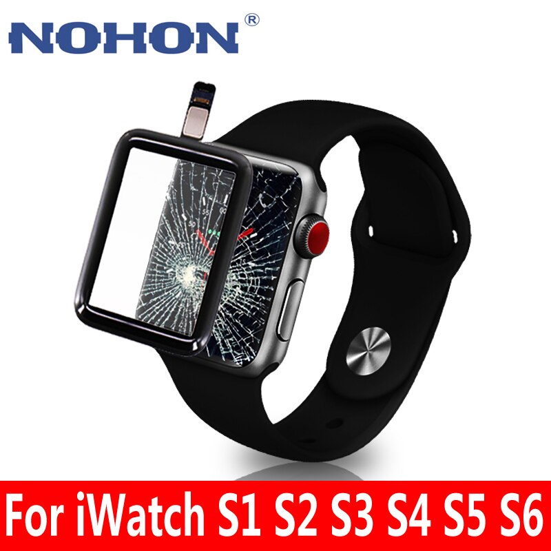 Nohon Touch Screen Voor Iwatch Serie 1 2 3 4 5 6 Lcd Outer Glass Panel Voor Apple Horloge S2 s3 S4 S5 S6 S1 Touch Digitizer Reparatie