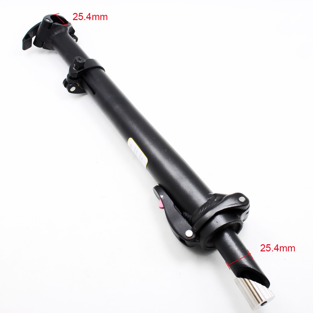 Attacco manubrio pieghevole 25.4*25.4mm attacco manubrio regolabile per bicicletta pieghevole elettrica in alluminio con parti di biciclette dentate