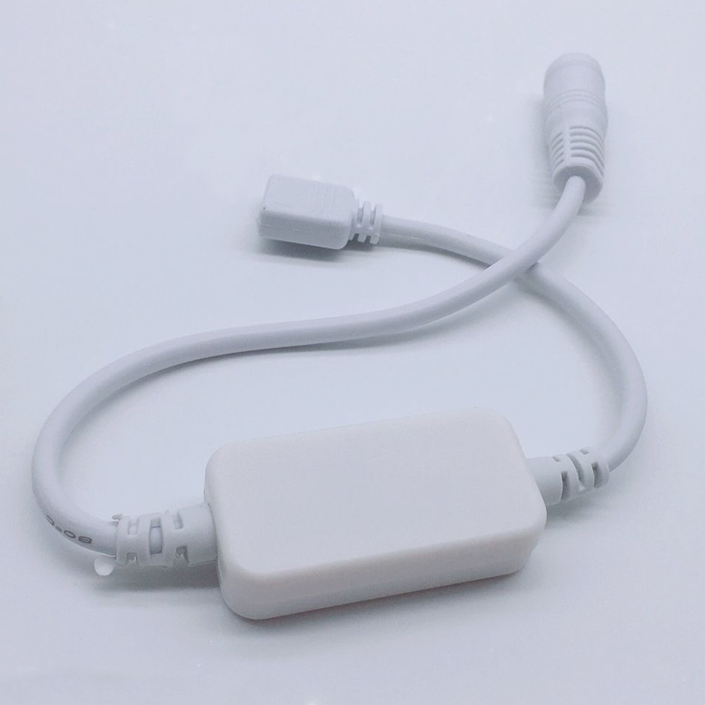 Controlador de música RGB para tira de luz Led, controlador de música RGB con Bluetooth, 12V, 24V CC, 5050, 4 pines, Mini control RGB, 5V-24V