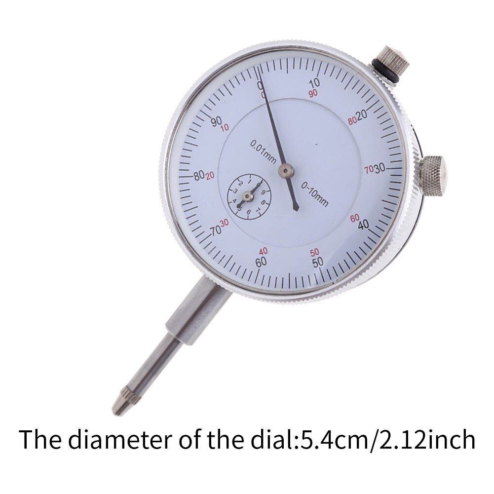 Precision 0.01mm Dial Indicator Gauge 0-10mm Meter Precise Indicator Gauge Mesure Instrument Tool Dial Gauge For Machine Shops