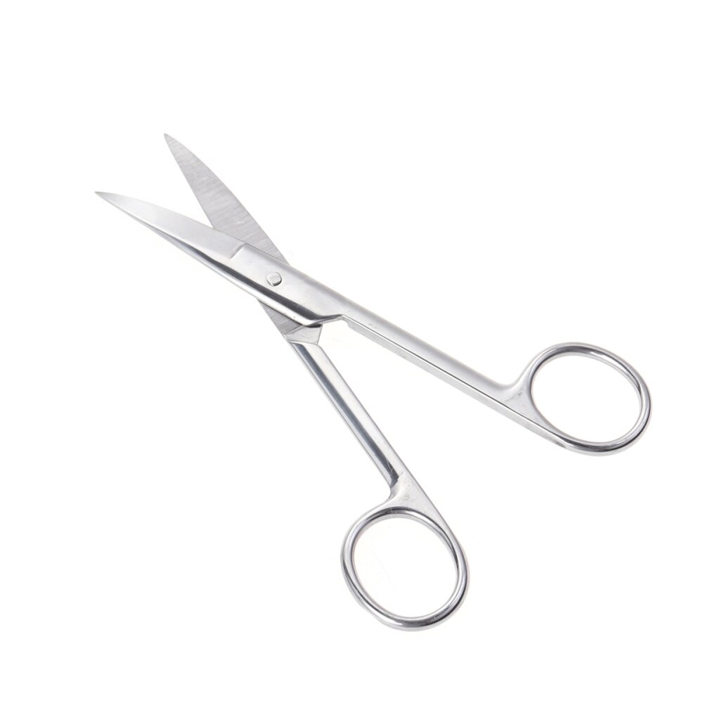 Stainless Steel Eyelids Stickers Scissors Makeup Scissors Facial Nose Hair Scissors Beauty Tool: Default Title