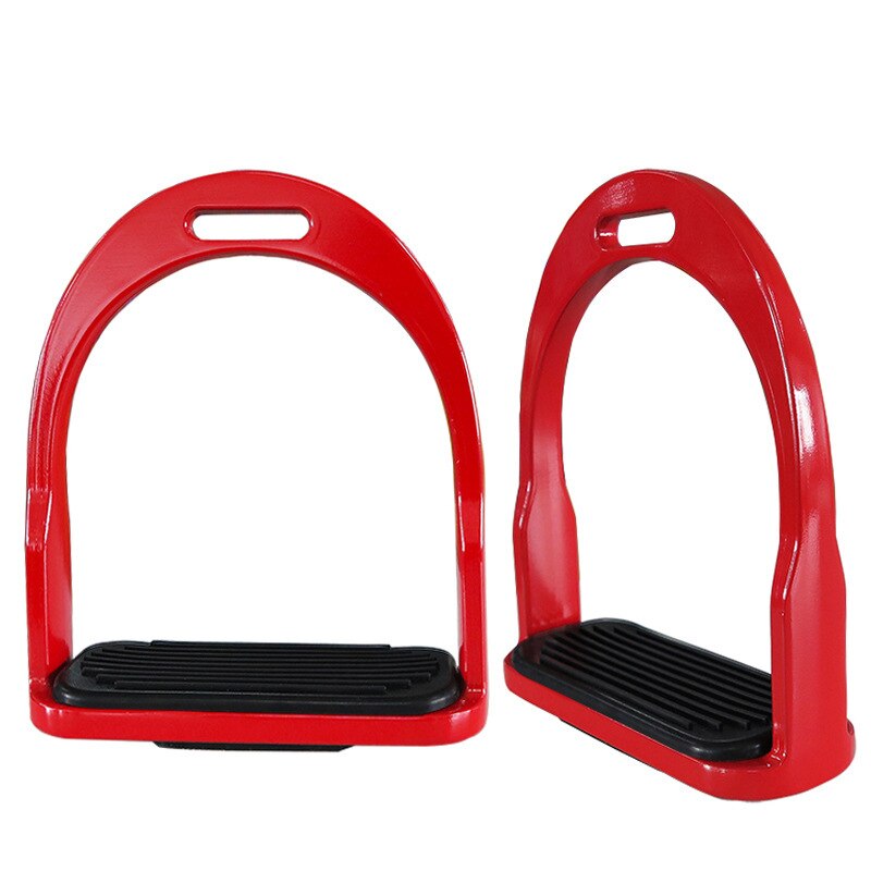 Estribos para caballos, estribo de acero inoxidable, Flexible, para adultos y niños: Red