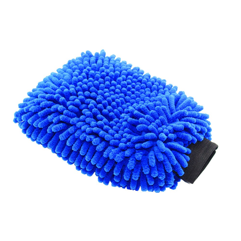 Lot 2 Gants Imperméables KUNSTIFY Lot De 2 Gants De Lavage Microfibre - Rose Et Bleu Clair - 23x26cm - Imperméables - Pour Voiture, Écrans, Ménage Gant Microfibre Haute Absorption