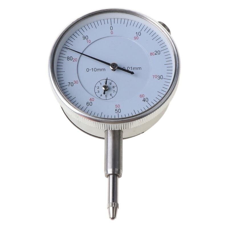 0.01mm High Accuracy Dial Indicator Instrument Dial Precision Tool Dial Indicator Gauge 0-10mm