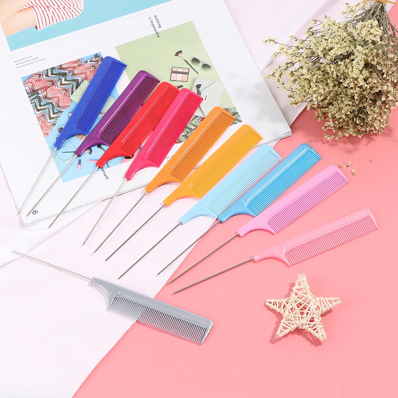 1Pc Hair Combs Hair Salon Dye Comb Separate Parting For Hair Styling Hairdressing Antistatic