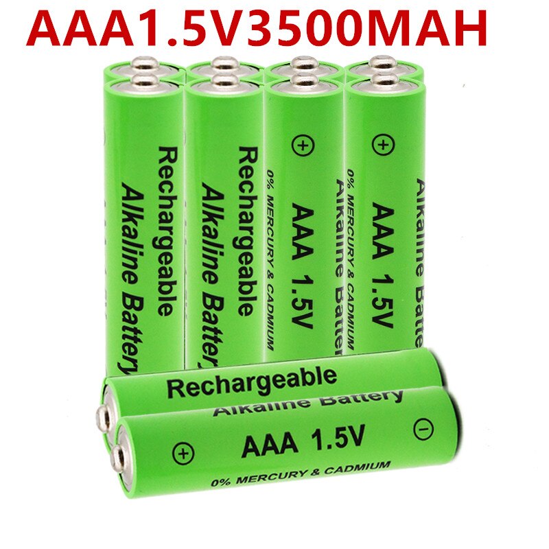 20 Stuks 1.5V Aaa Oplaadbare Batterij 3500Mah Aaa 1.5V Alkaline Oplaadbare Batery Voor Led Licht Speelgoed aaa Batterij 3500Mah