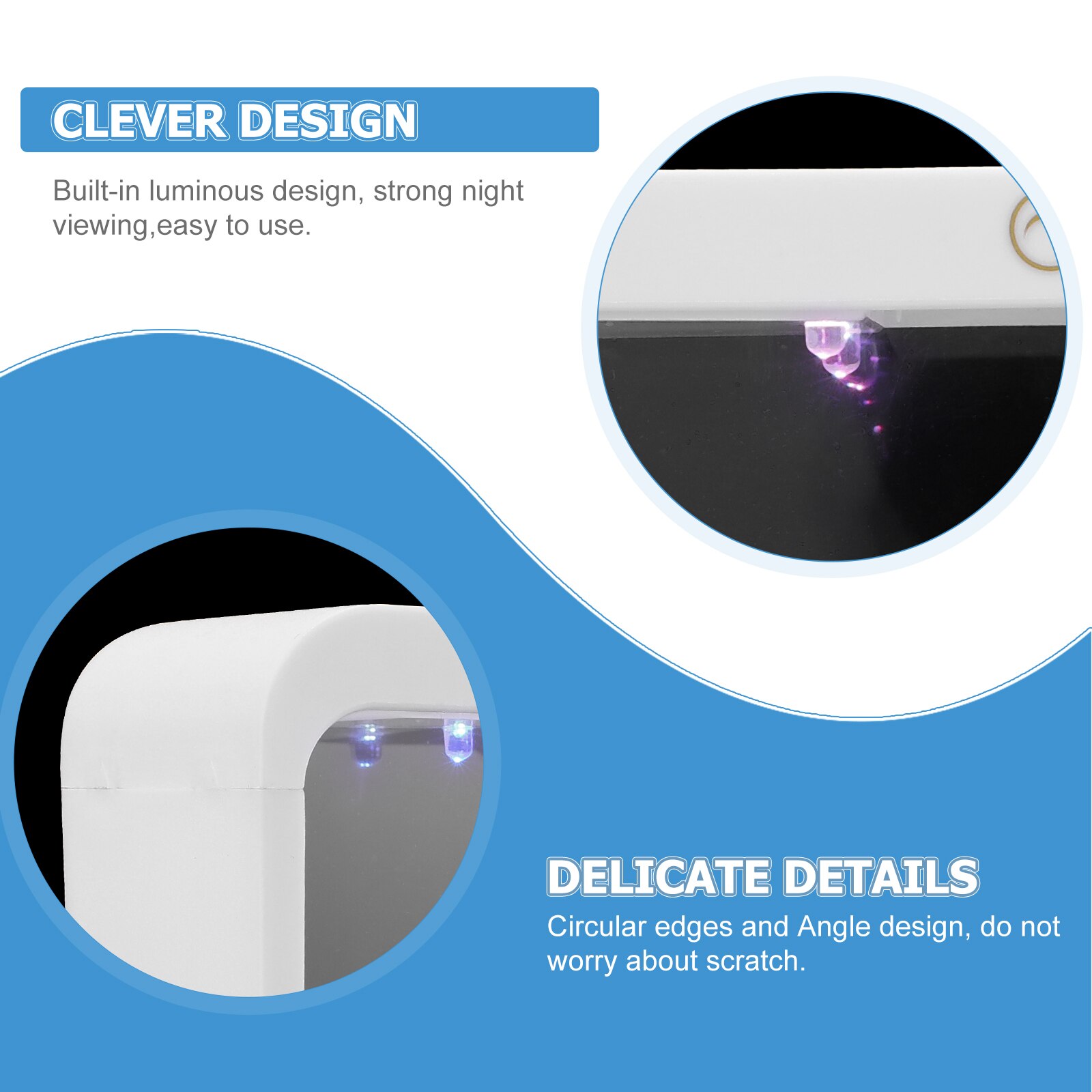 Mini Fish Tank Fish Breeding Box Transparent Fish Tank Small Fish Tank with Light