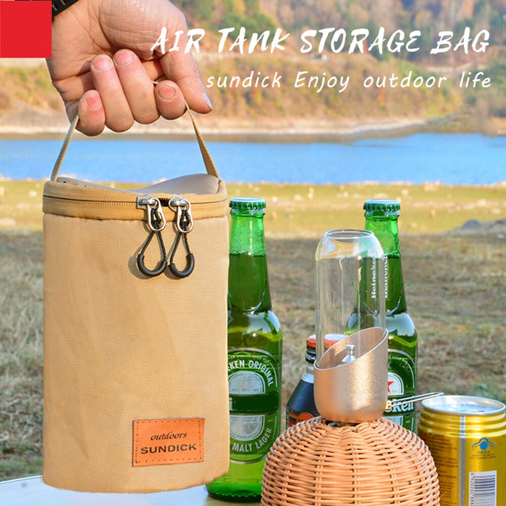 SUNDICK Gas Tank Protective Case Fuel Cylinder Cooking Protector Storage Bag Durable Outdoor Camping Gas Storage Cover Bag
