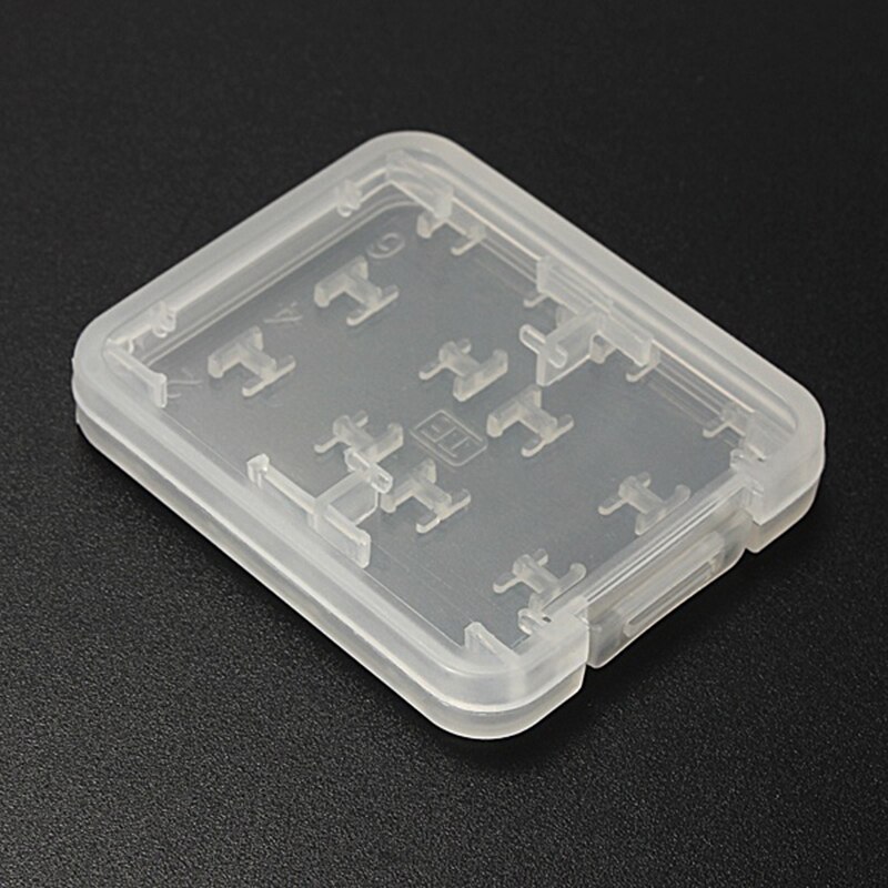 Caja de almacenamiento de tarjeta de memoria, 8 en 1 Protector DE PLÁSTICO, Micro SD, SDHC, TF, MS