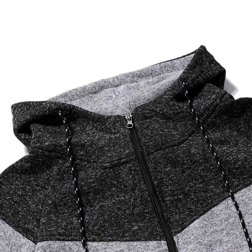 Sport Anzüge Männer der Herbst Winter Patchwork Sweatshirt oben Hosen setzt Sport Anzug Trainingsanzug Kausalen Streetwear Clothi