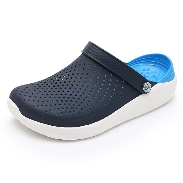 Xiaomi Youpin MELAMPUS sandalias para hombre, zapatillas, zapatos de playa Baotou antideslizantes Sandalias de tacón plano para parejas: deep blue45