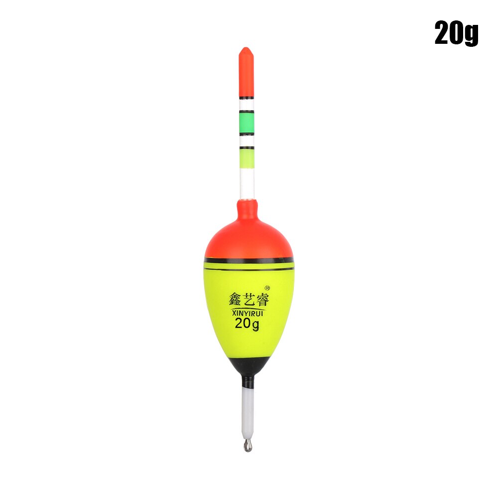 2Pcs Plastic Night Glowing Fishing Floats 5g EVA Float Fishing Bobber Luminous Floats Fishing Tools: StyleA-20g