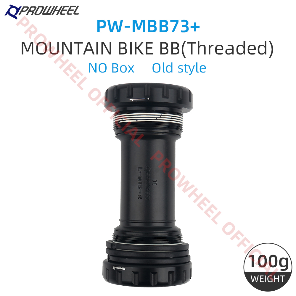 PROWHEEL Bicycle Bottom Bracket RBB68+ MBB73+ MBB68+ BB73+ Threaded Bottom Bracket MTB Bike Bearing MTB Sealed Bearing BB Part: Light Grey