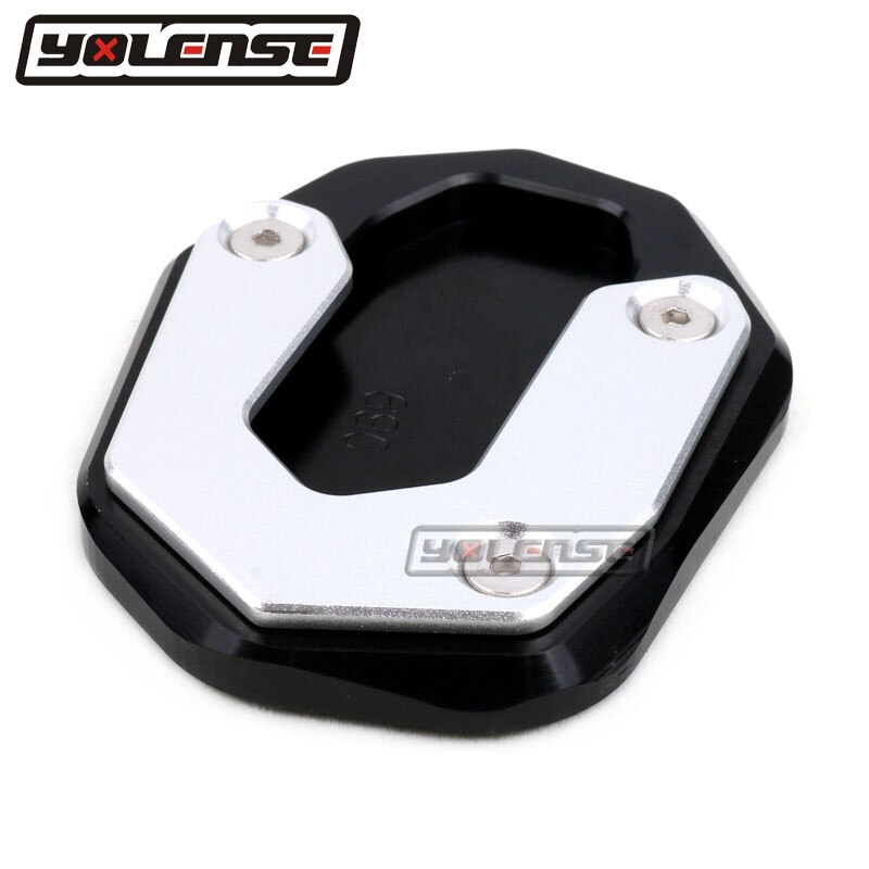 Voor Ducati Scrambler 800 Motorcycle CNC Kickstand Voet Kant Extension Pad Ondersteuning Plaat Vergroten Stand: Black