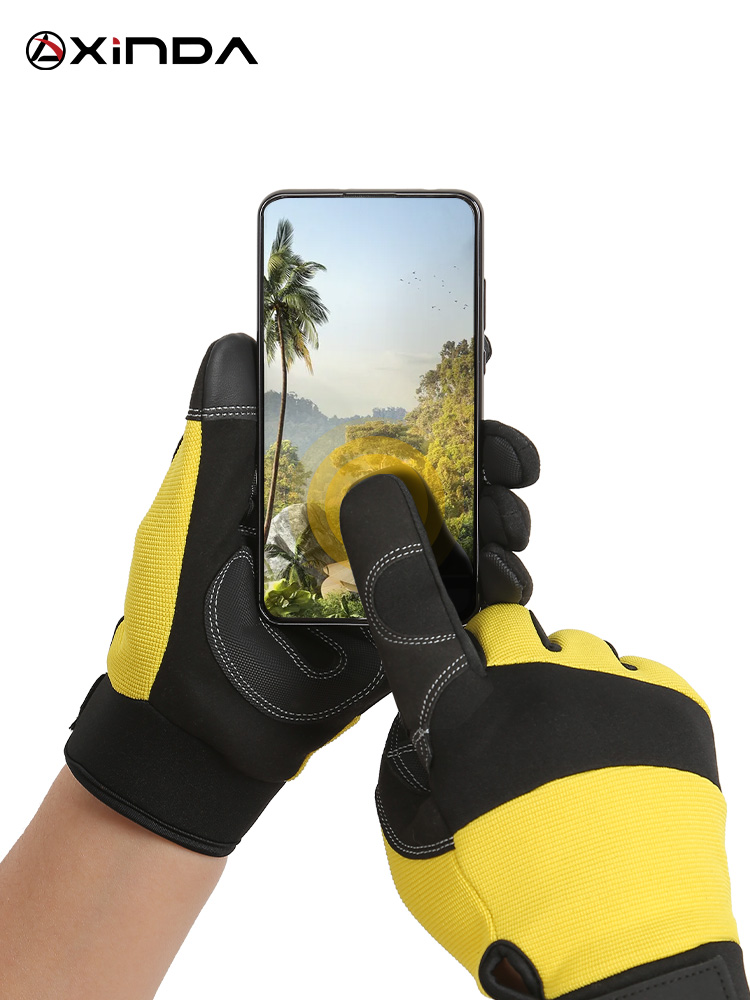 XINDA – gants d&#39;escalade en cuir de vache, antidérapants, résistants à l&#39;usure, pour Sports de plein air professionnels, randonnée, escalade, descente