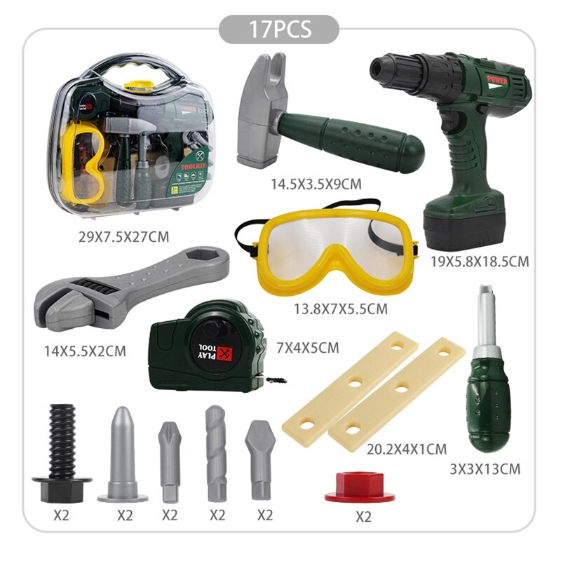 Kinderen Simulatie Reparatie Tool Plastic Pretend Play Speelgoed Vroeg Leren Onderwijs Speelgoed Creatief Speelgoed Voor Jongens