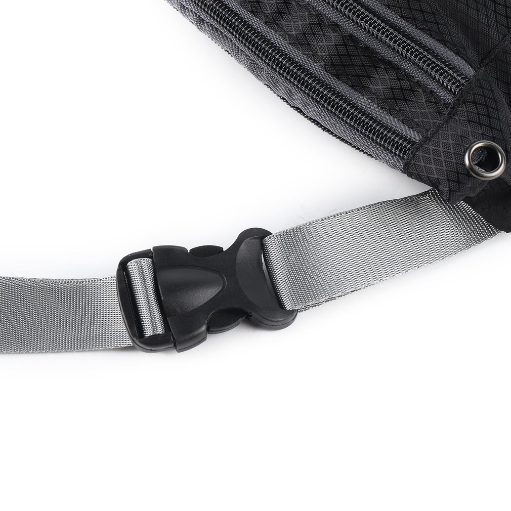 Synthetic Adjustable Strap Unisex Pocket Sling Bag Sports Running Travel Security Waist Bum Bags free