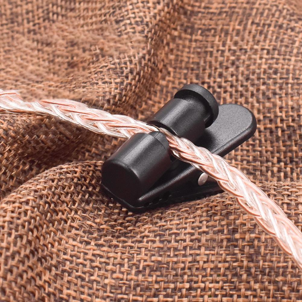Kabel Kabel klemme Kragen Headset Klemme Kragen Clip 360 Grad Dreh klemmen Kopfhörer Kabel klemmen Kopfhörer Wickler Zubehör