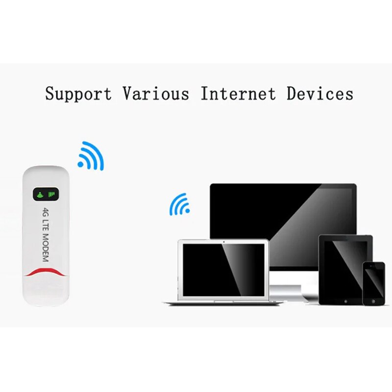 4g draagbare hotspot mini wifi router usb modem 100 mbps lte fdd met simkaartsleuf