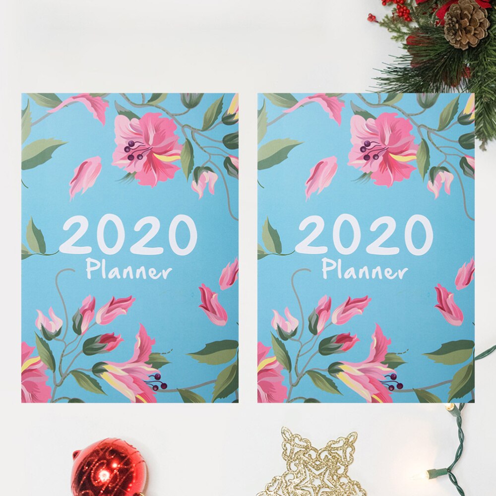 1Pc A4 Planner Efficiency Agenda Schedule Notebooks Diary Stationery for Home School Office): As Shown 2