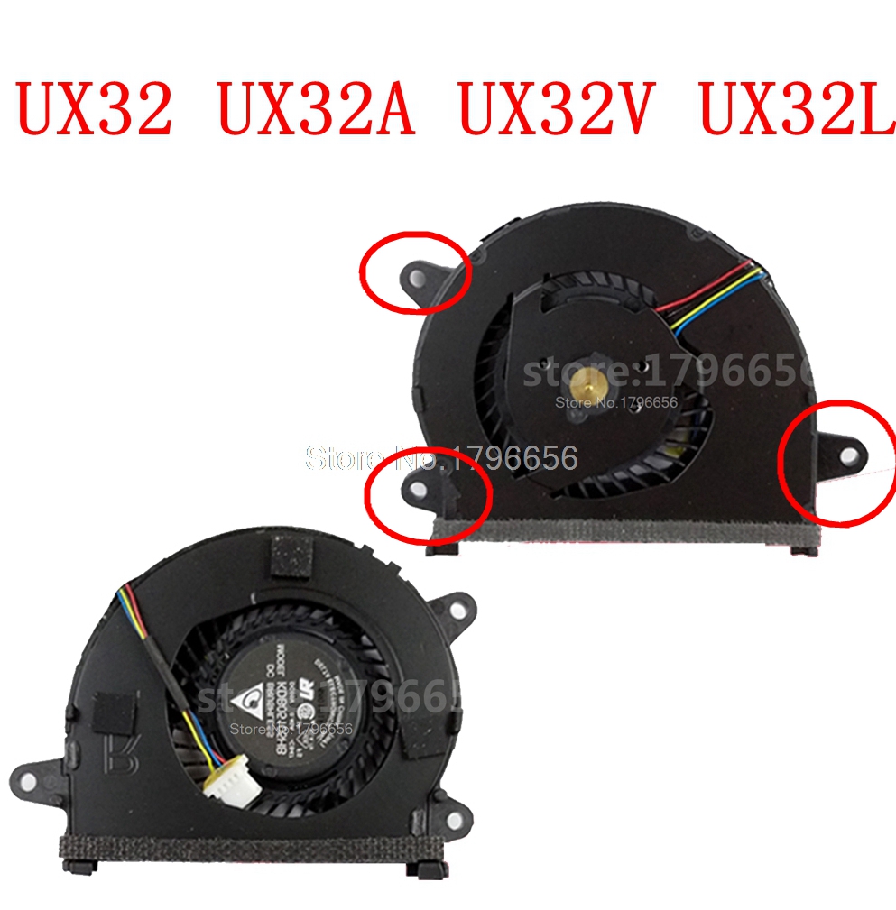 For Asus ZENBOOK UX32 UX32A UX32VD UX32V UX32LA UX32LN UX32L UX31E UX31A UX31L UX31LA UX21E UX21A VGA CPU Cooling Cooler Fan