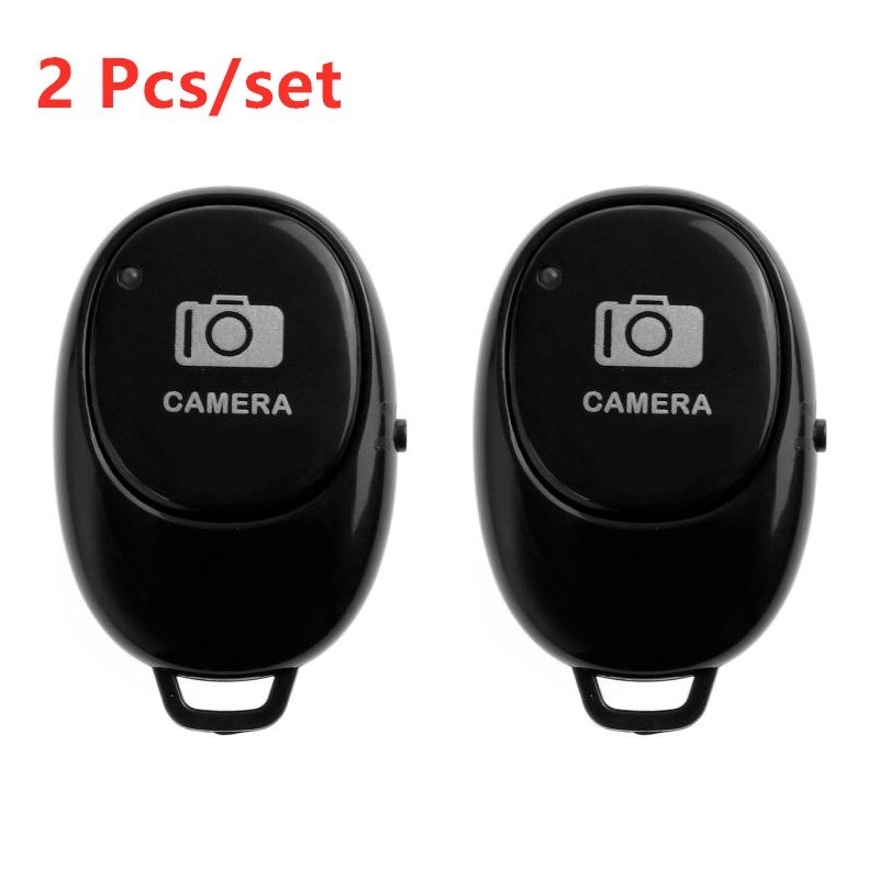 2Pcs Wireless Bluetooth Selfie Remote Control Button Shutter Release button camera controller adapter for Mobile Phone