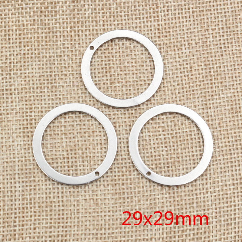 10pcs/lot 316 Stainless Steel Charms Geometry Metal Stamping Blanks DIY Porous Connector Pendant Necklace Earring Accessories: Yellow