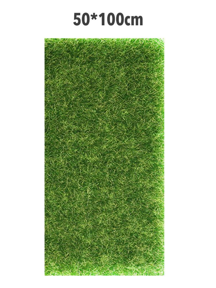Simulering mossa gräs gräsmatta vägg gröna växter diy konstgräsbräda bröllop mini trädgård mikro landskap dekor tillbehör