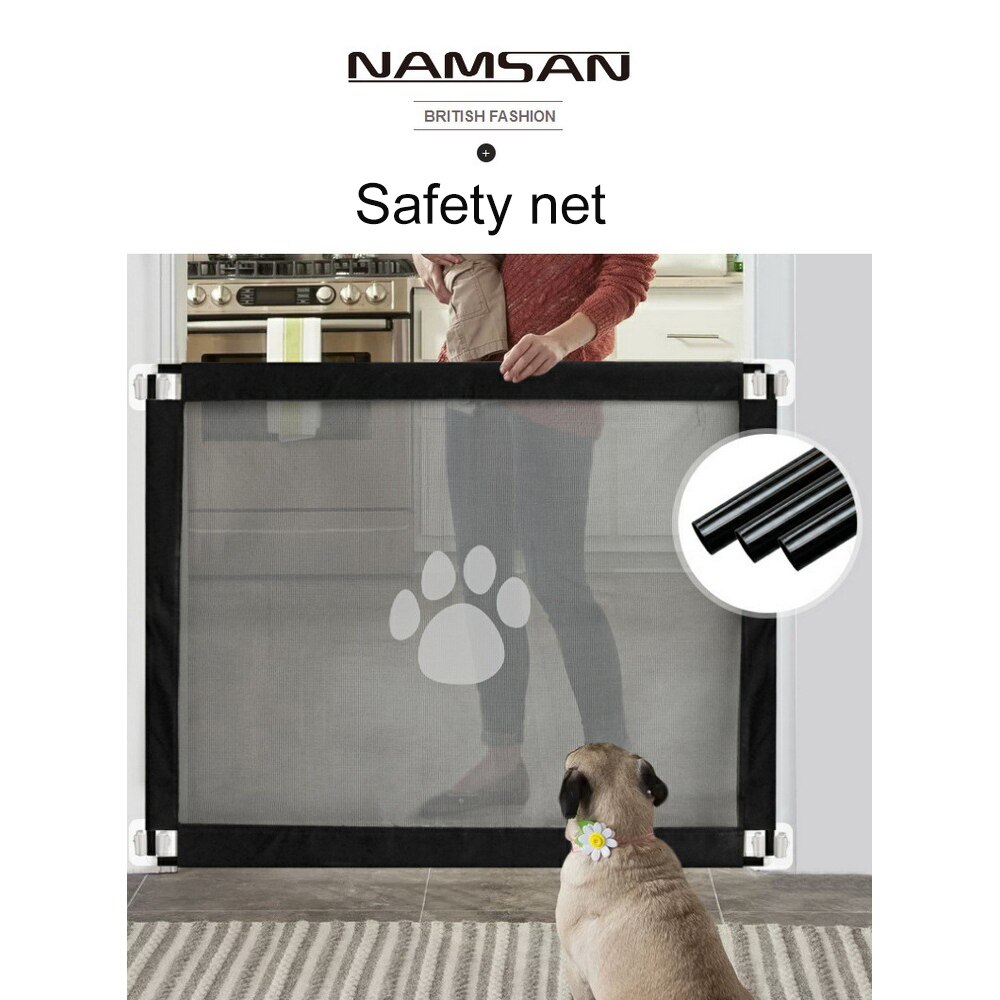 Dog Footprint Cat Screen Window Door Pet Door Safety Lockable Magnetic Screen Outdoor Dog Cat Bite-proof Window Door House: Large dog door