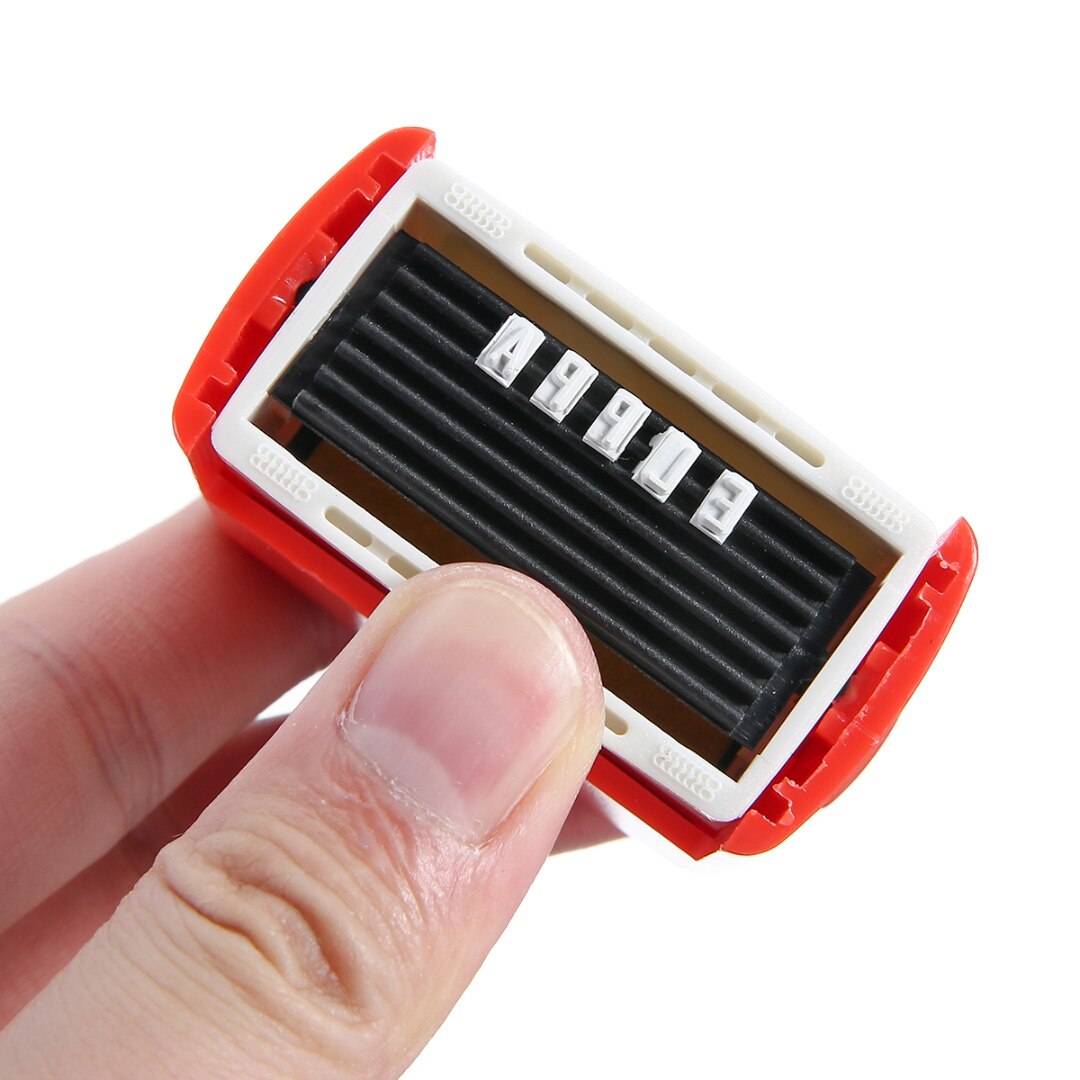 1 Set Van Tools Stempel Kit Rubber Stempel Kit Diy Zelf Inkingaddress Garage Naam Pad Vinger Verf Niet Inkt Inbegrepen