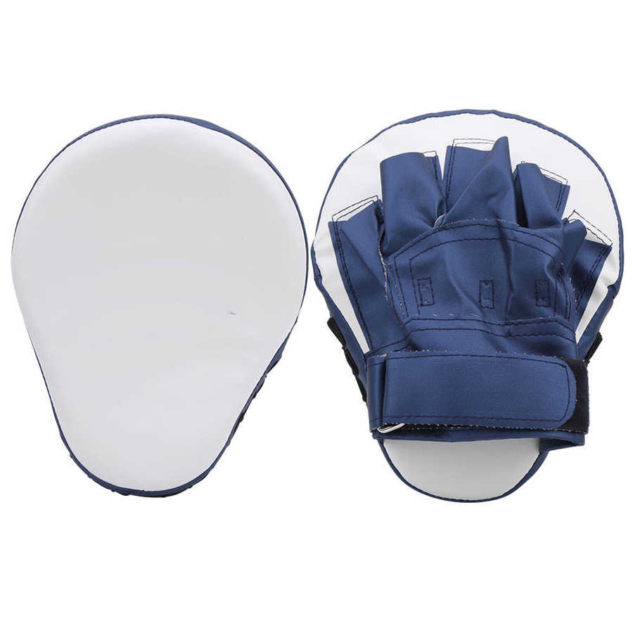 1pcs Boxing Hand Target MMA Martial Thai Kick Pad Kit Black Karate Training Mitt Focus Punch Pads Sparring Boxing Bags
